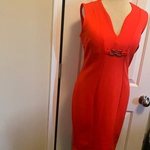 NWOT Enfocus Studio Orange Dress, Size 4